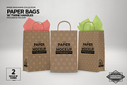 Paper Bags Twine Handles Mockup, a Packaging Mockup by INCDesign (Thumbnail 9 of 10)