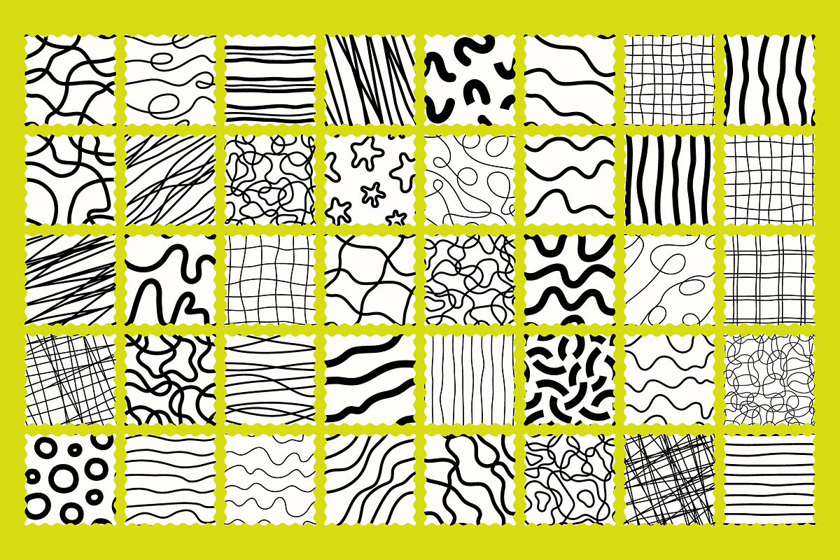 40 Hand-Drawn Linear Patterns, a Pattern Graphic by IuliiaSavko (Photo 13 of 13)