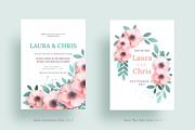 Anemones Wedding Invitation set, an Invitation Template by Fay_Francevna (Thumbnail 3 of 5)