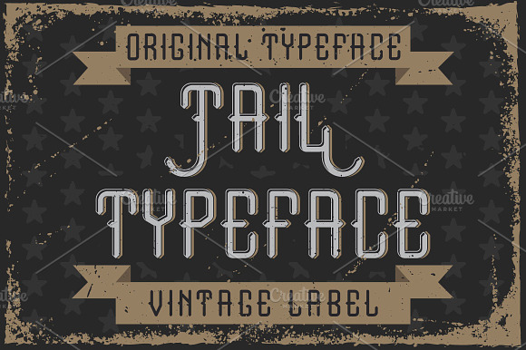 Handcrafted font "Tail" preview 6
