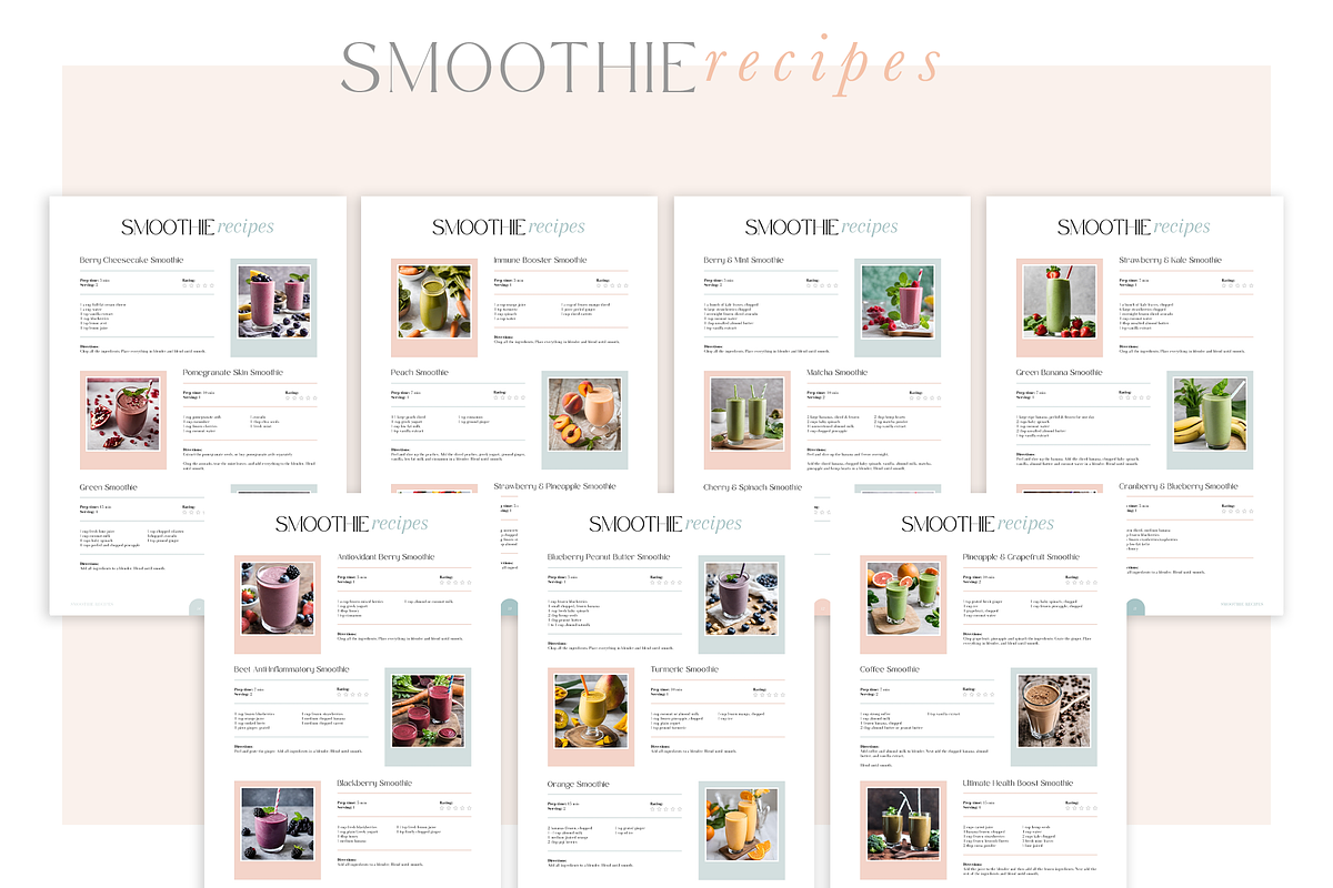 The Clean Eating Planner | Canva PDF, a Magazine Template by Marigold Studios (Photo 7 of 9)