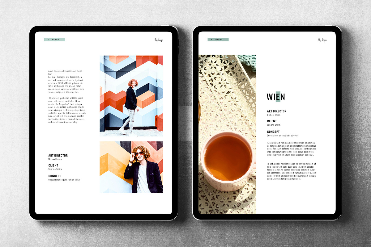 E-Portfolio Layout