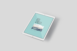 Pad Pro Tablet Screen Mockup