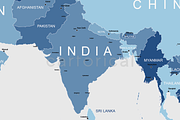 World Map with countries and globe, a Work Illustration by Cartorical (Thumbnail 5 of 9)