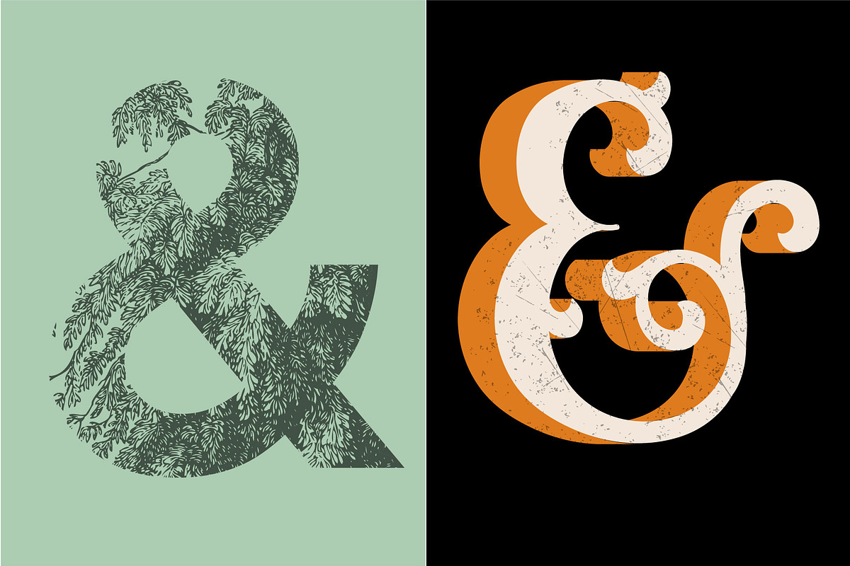 Graphic Ampersands for Logos Kit, a Branding & Logo Template by Tropical Type (Photo 5 of 8)