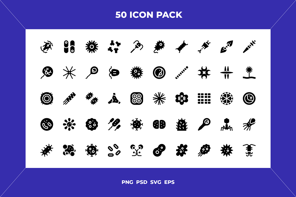 Microscopic life icons, an Icon by Wencory (Photo 1 of 2)