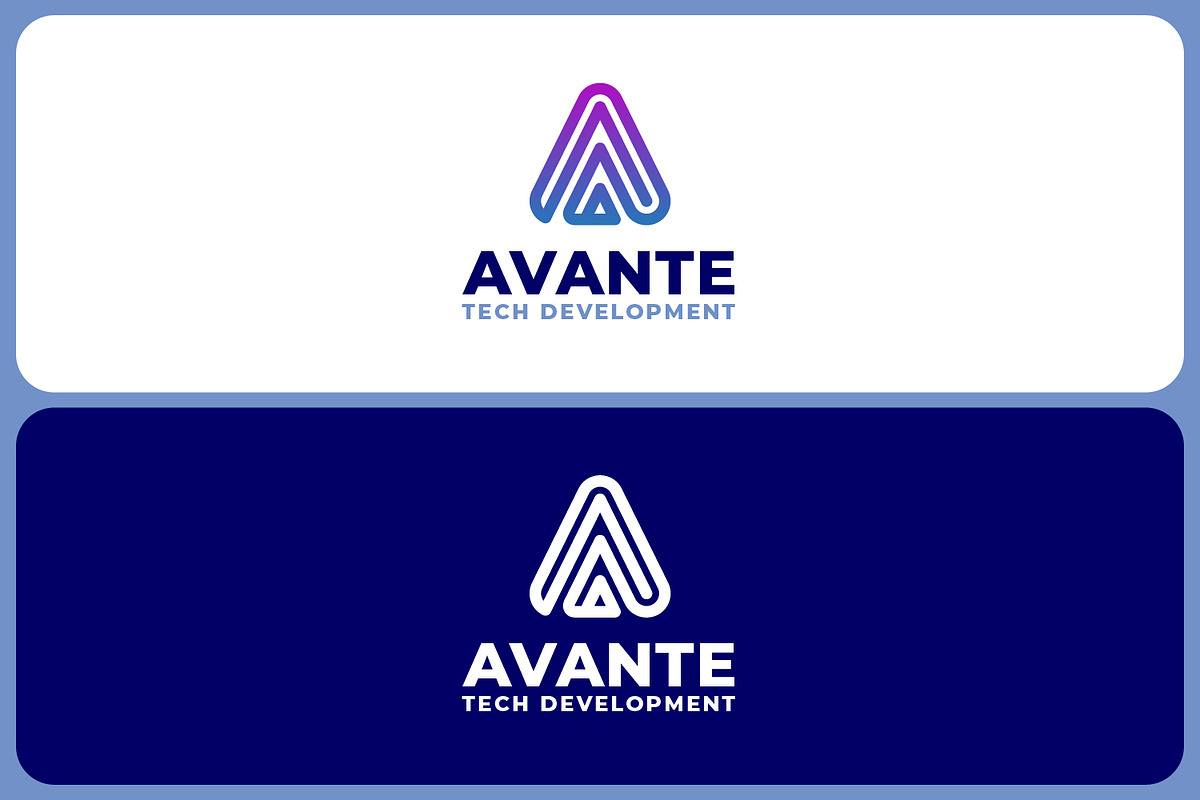 Modern Outline Letter A Logo, a Templates & Theme by Suhandi (Photo 4 of 4)