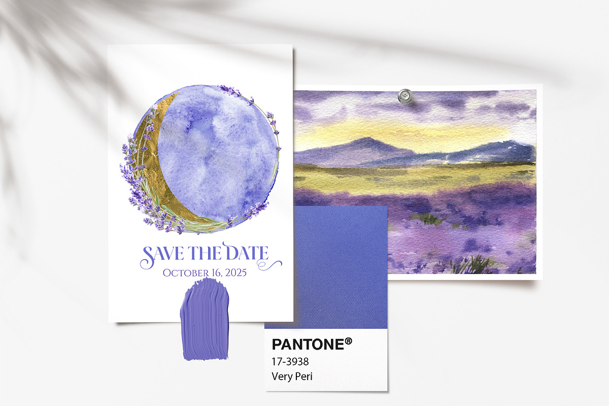 Lavender story | Watercolor set, a Texture Illustration by Elena Dorosh (Photo 2 of 12)