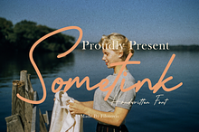 Sometink | Handwritten Font