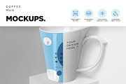 4 Awesome Coffee Mug Mockups, a Cups & Container Mockup by megostudi0 (Thumbnail 6 of 6)