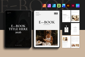 Digital E-Book Design Template