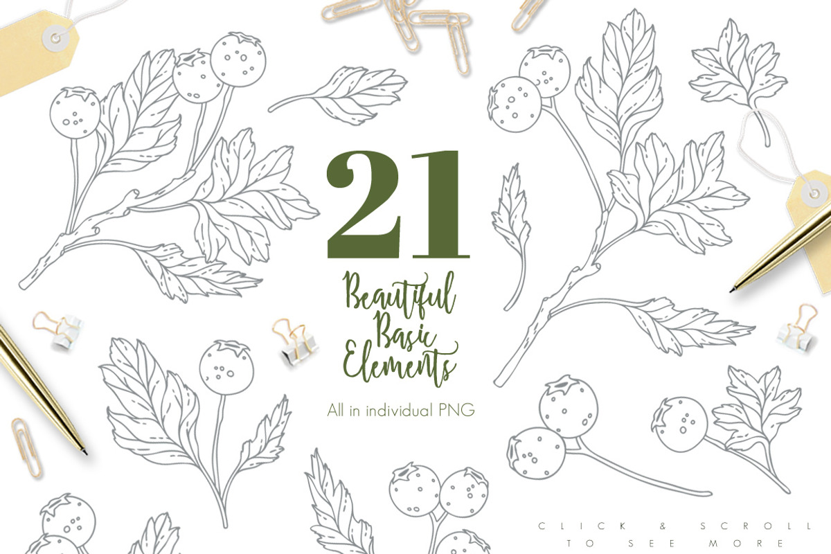 Golden Autumn Berries Background Set, a Background Graphic by Euonia Meraki (Photo 5 of 15)