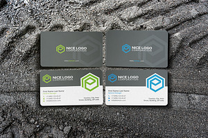 E Hexagon Business Card