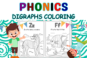 Phonics Crafts Coloring Page, a Templates & Theme by Premium Digital Templates (Thumbnail 2 of 3)