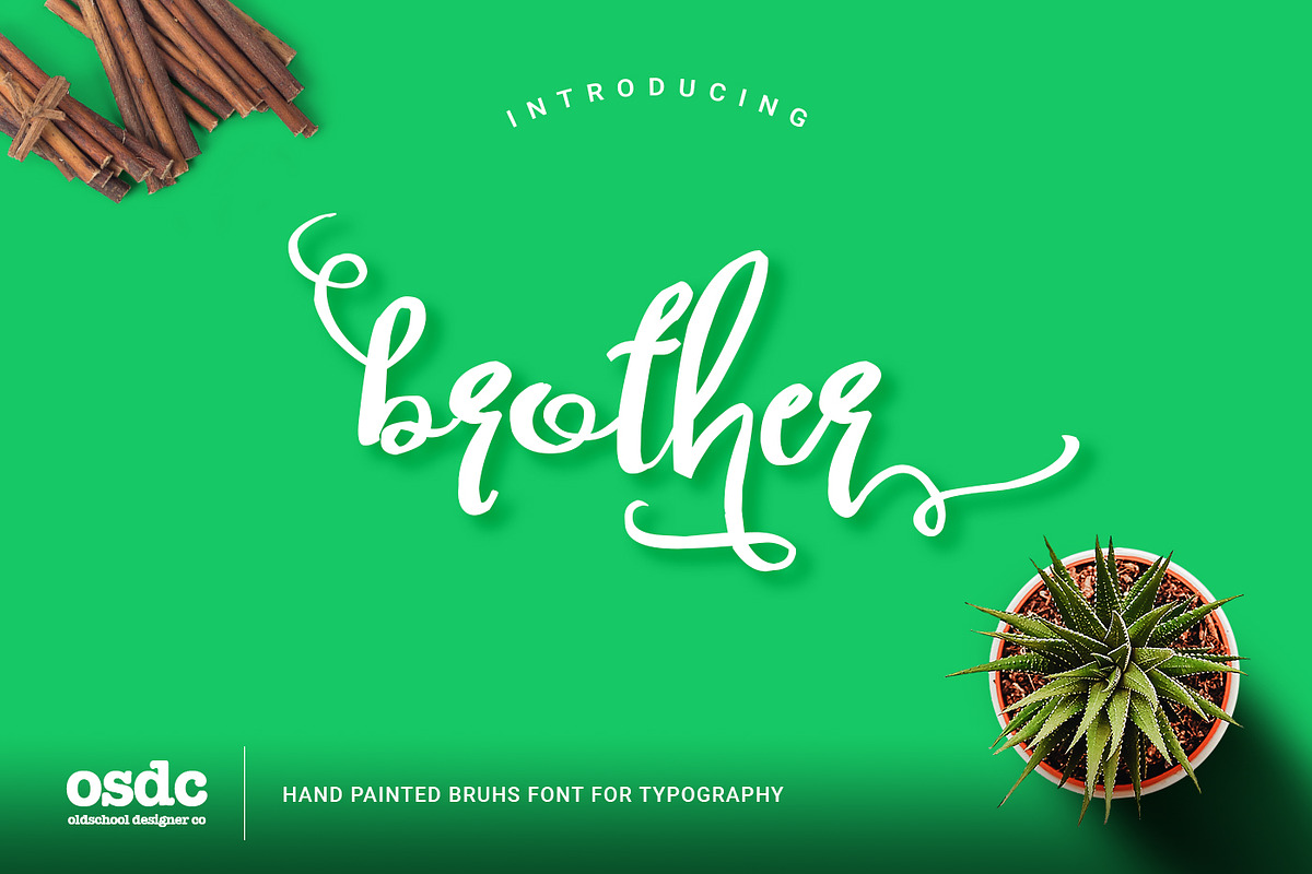 Brother Typography Script