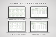 All-In-One Wedding Spreadsheet, a Templates & Theme by BRANDcontent (Thumbnail 4 of 8)