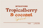 Tropicalberry - Retro Typeface, a Sans Serif Font by Anxiety Studio (Thumbnail 1 of 8)