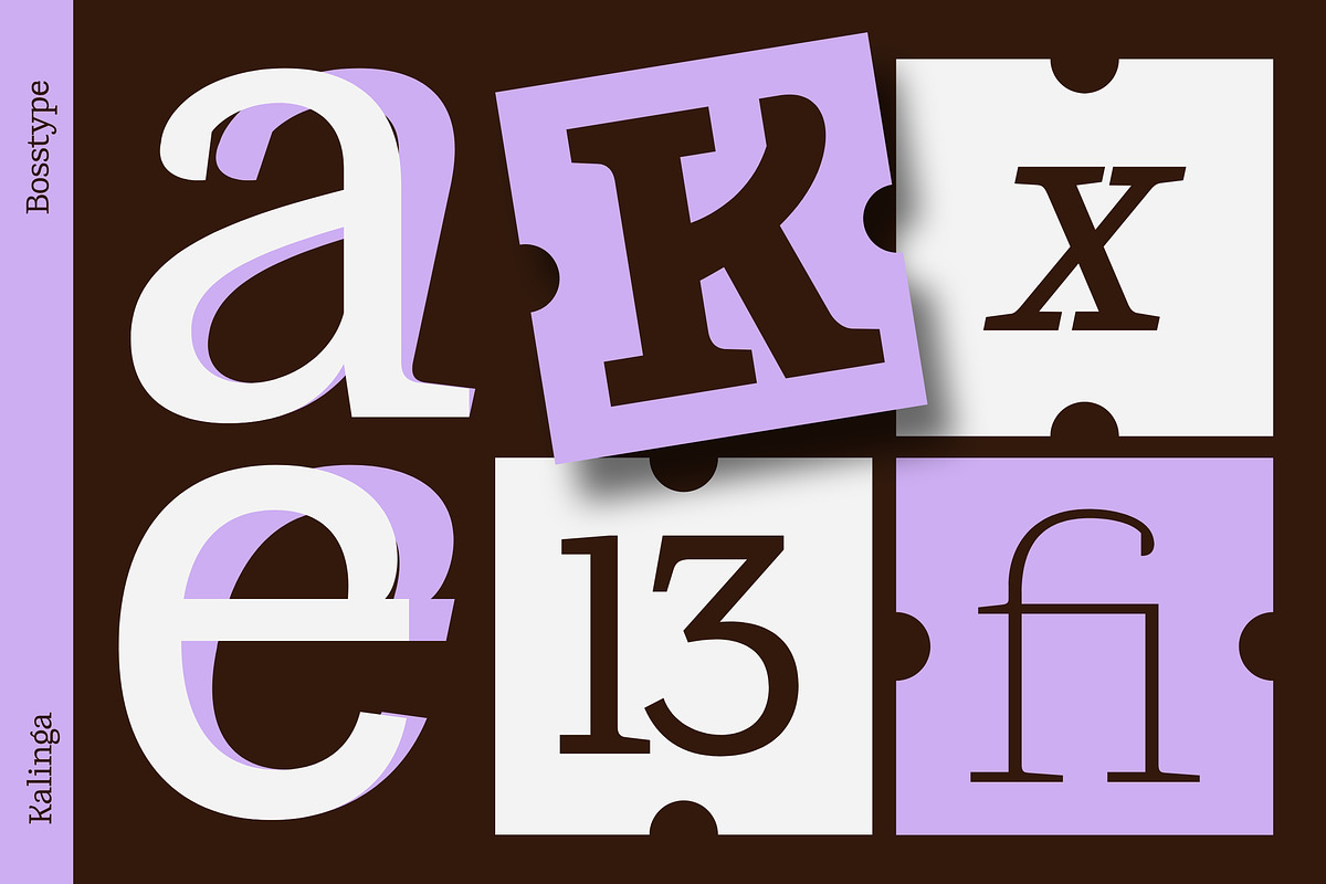 Kalinga | 91 Style Font, a Serif Font by Bosstype Studio (Photo 7 of 15)