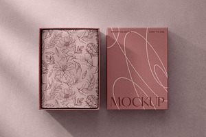 Tissue Paper & Box Packaging Mockup, a Packaging Mockup by Design Squad