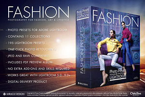 Presets for Lightroom / Fashion