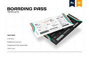 Boarding Pass - Mondok 3, a Print Template by Themes Awesome (Thumbnail 1 of 3)