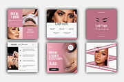 Lash Technician Instagram Template, a Social Media Template by My Template Studio (Thumbnail 13 of 21)
