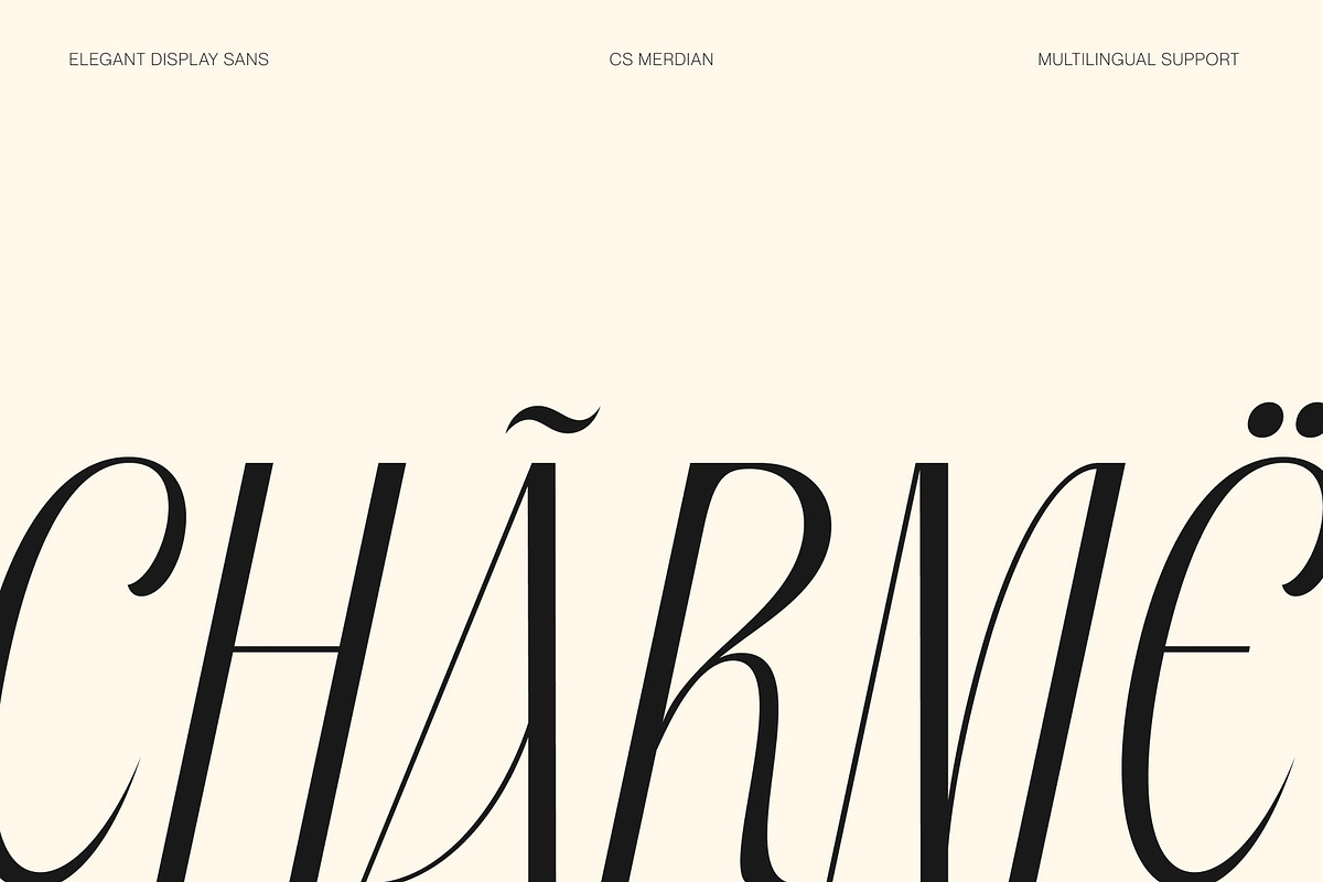 CS Merdian – Elegant Sans Serif, a Sans Serif Font by Craft Supply Co. (Photo 7 of 8)