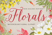 Florals - Inspired by New Zealand, an Illustration by Ingrid Marais Design (Thumbnail 1 of 5)