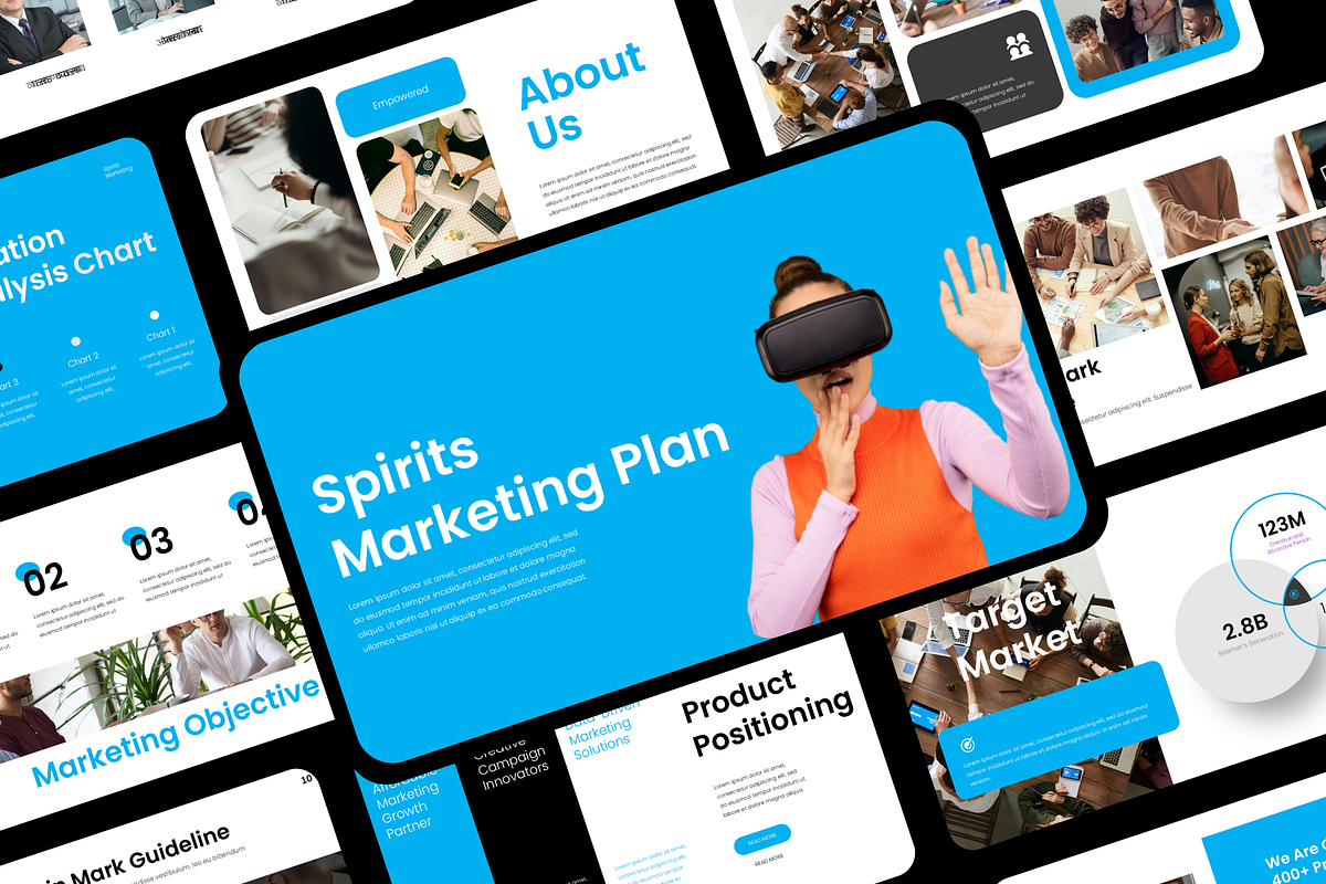 Marketing Plan Presentation, a Presentation Template by Hammad Arif (Photo 1 of 3)