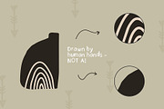 296 FOLK POTTERY CLIPARTS MYSTIC SET, an Object Illustration by JuDesign (Thumbnail 21 of 24)