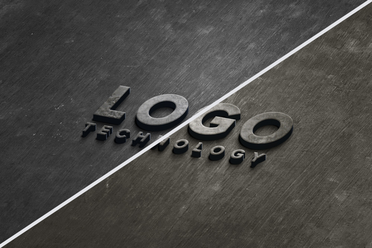 Stone logo Mock-Up Realistic, a Product Mockup by shaman (Photo 3 of 5)
