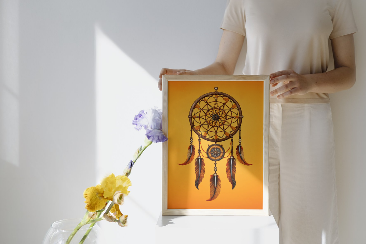 Boho Dreamcatcher Clipart, an Illustration by DesignHub (Photo 2 of 3)