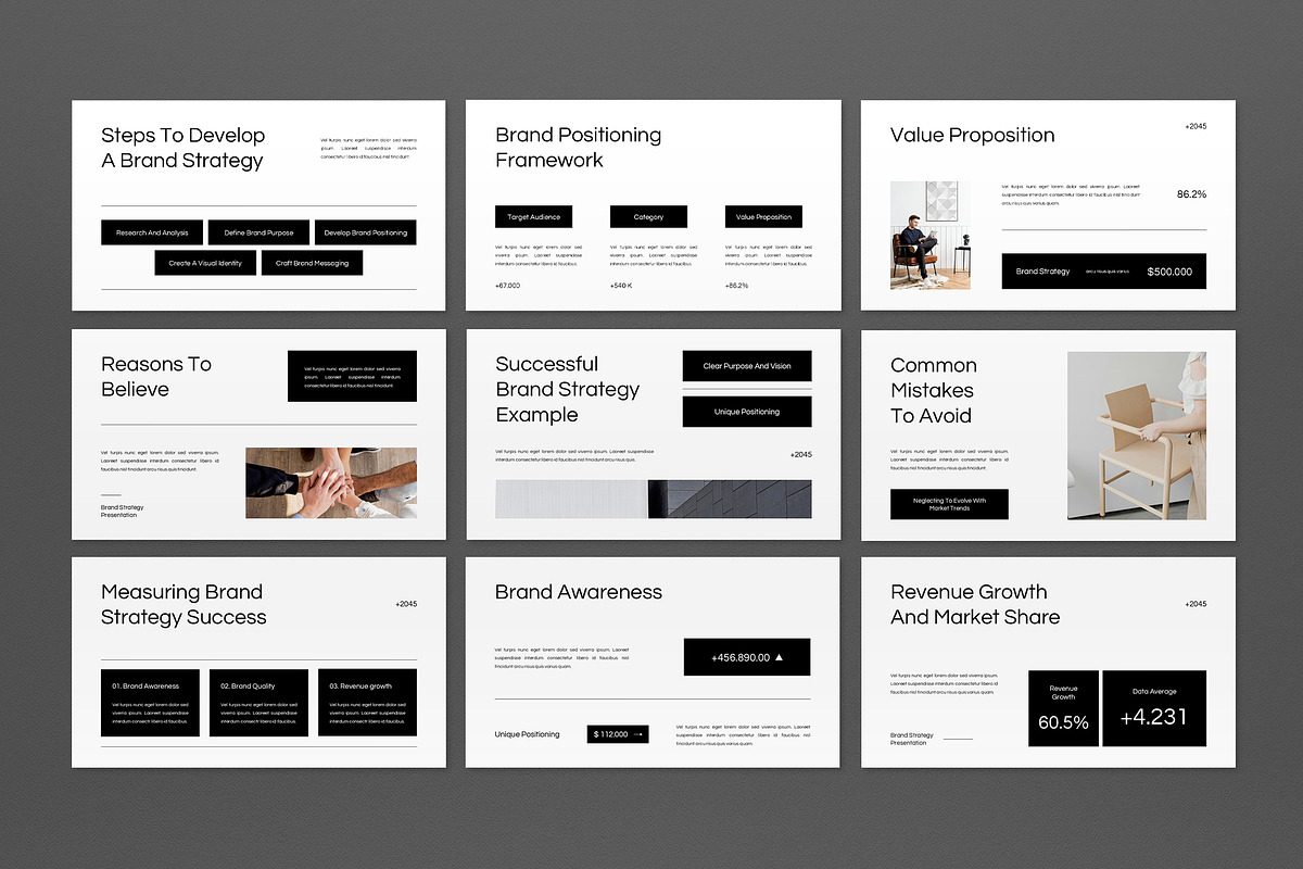 White Brand Strategy Keynote, a Presentation Template by graphicook (Photo 2 of 4)