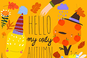 Autumn Color Trees and Pumpkins, a Seasonal Illustration by Maria Starus (Thumbnail 3 of 3)
