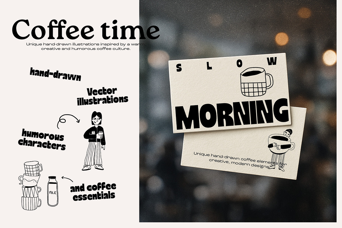 Coffee Time vector Illustrations, a Food Illustration by dicreate (Photo 7 of 14)