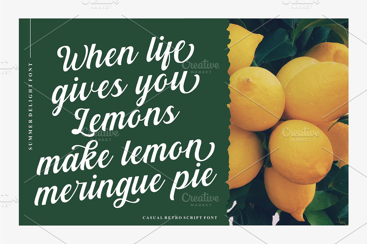 Summer Delight Font, a Script Font by R4DS (Photo 4 of 9)