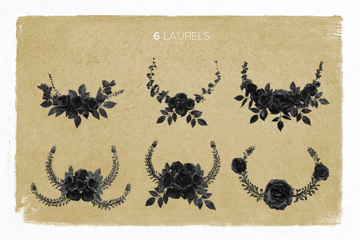 Noirose Wedding Design Set, an Object Graphic by lups design (Photo 3 of 11)