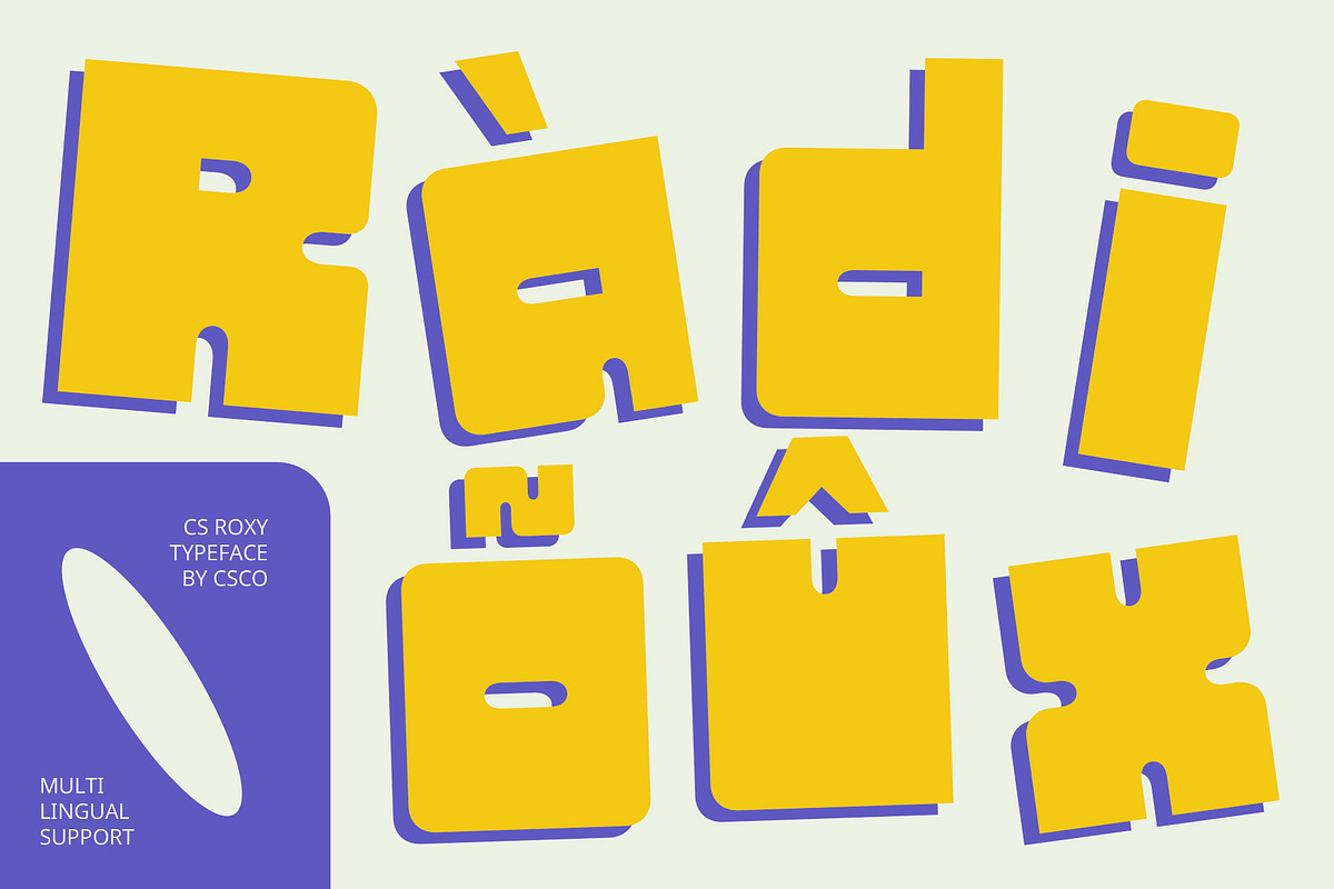 CS Roxy – Bold Font, a Sans Serif Font by Craft Supply Co. (Photo 6 of 8)