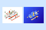 Isometric Travel Illustrations, an iPhone Mockup by Boyko Pictures (Thumbnail 10 of 10)