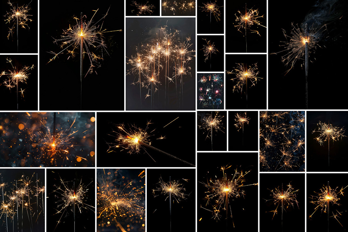 Sparkling - 71 images, a Holiday Photo by Handmadefont (Photo 6 of 13)