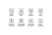 Zero waste - icons and illustrations, a Graphic by venimo (Thumbnail 2 of 8)
