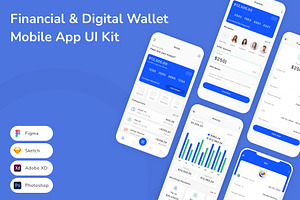 Financial & Digital Wallet UI Kit