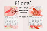 Abstract Floral backgrounds, a Flyer Template by Polanika (Thumbnail 7 of 7)
