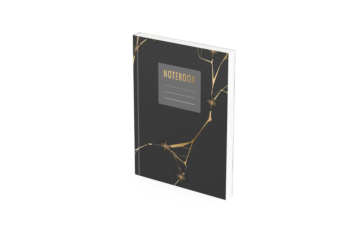 Kintsugi style - Notebook design set, an Education Illustration by KeronnArt (Photo 4 of 4)