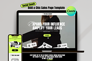 Bold Sales Page Template for Coaches, a Landing Page Template by Row Creative (Thumbnail 1 of 9)