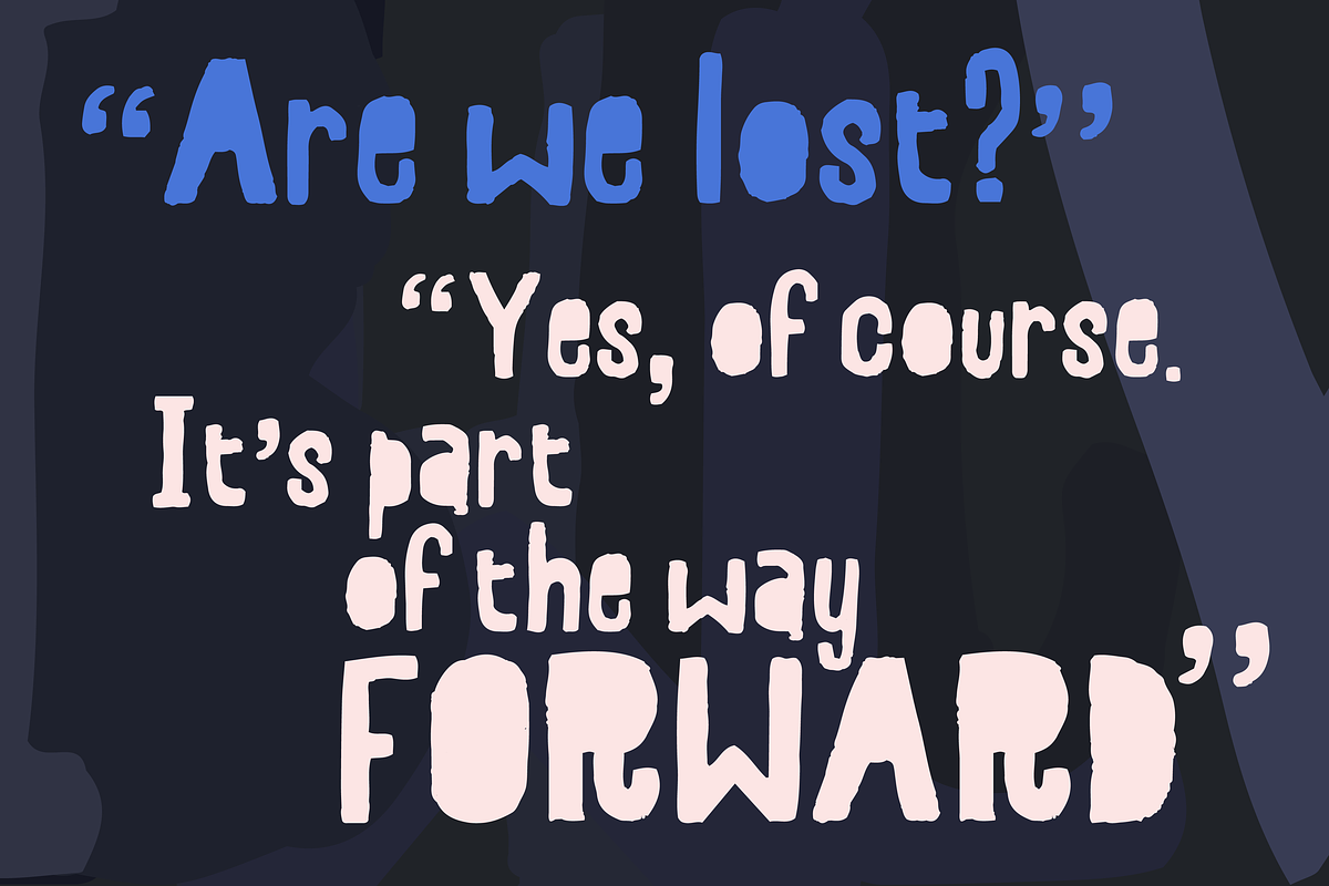 Bing! A hand-drawn block font preview 4