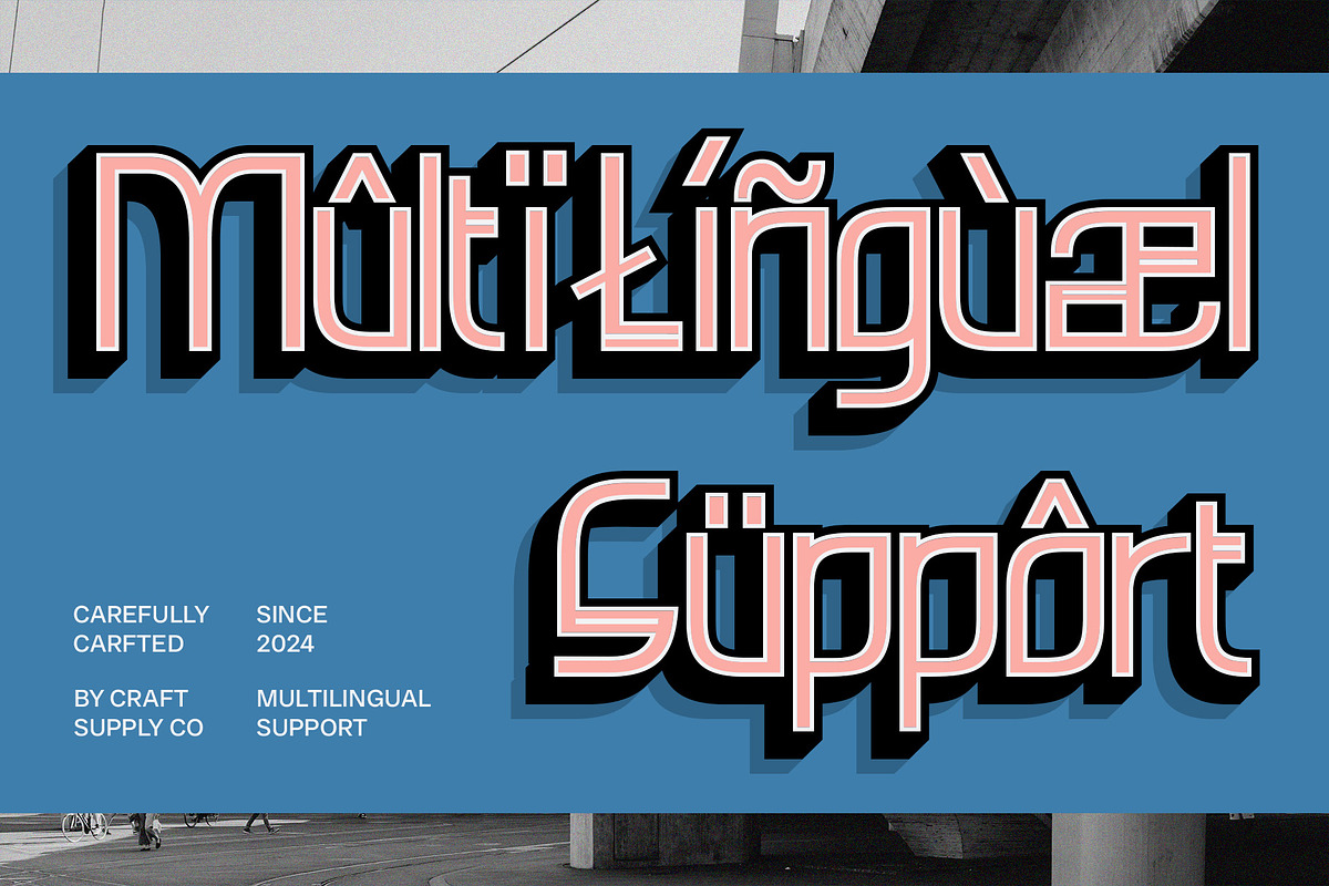 Anzuka 3D, a Sans Serif Font by Craft Supply Co. (Photo 5 of 8)
