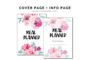 MEAL PLANNER - PRINTABLE PDF