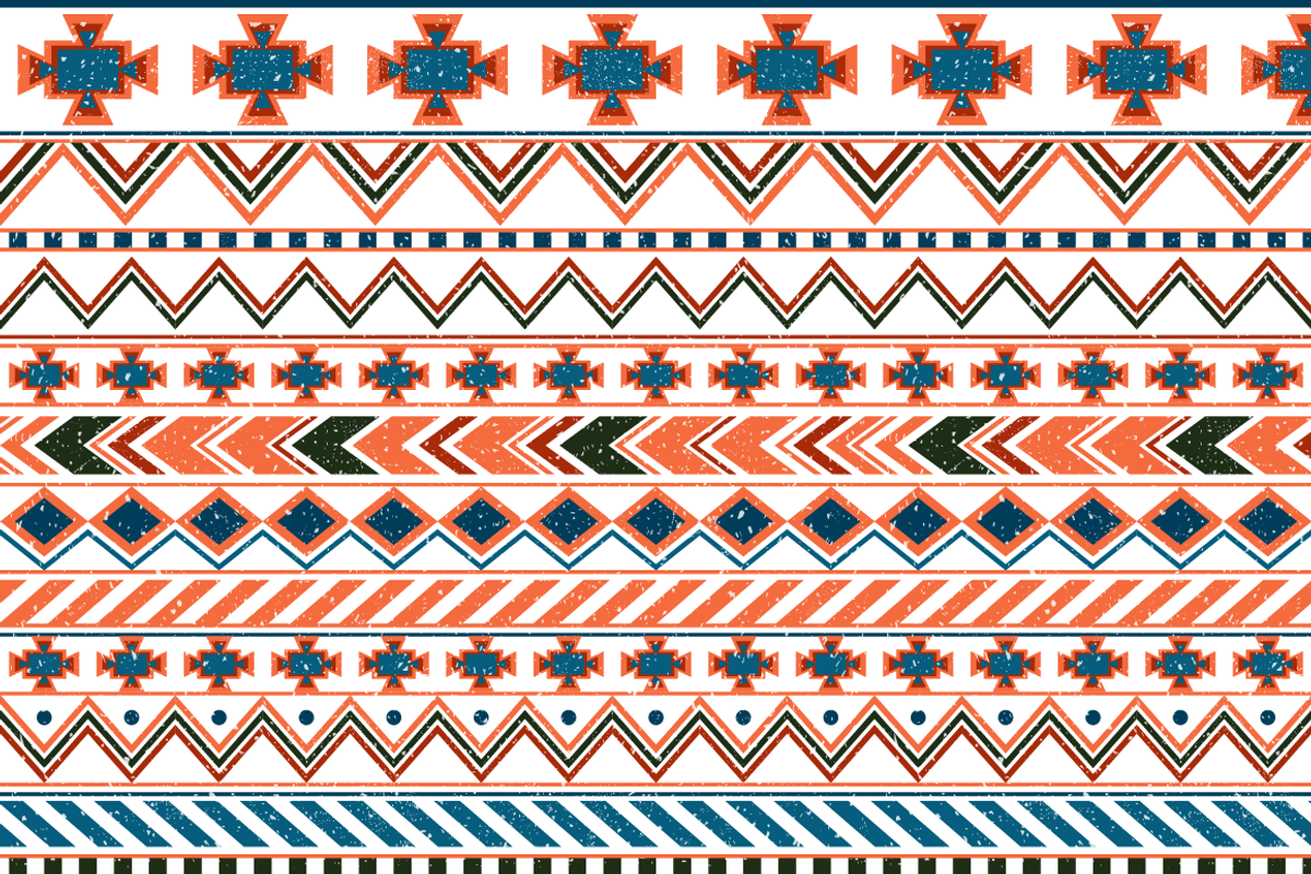 Aztec tribal color seamless pattern, a Pattern Graphic by Tumana_Net (Photo 2 of 7)