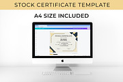 Certificate of Stock Canva Template, a Card Template by Snapybiz (Thumbnail 8 of 10)